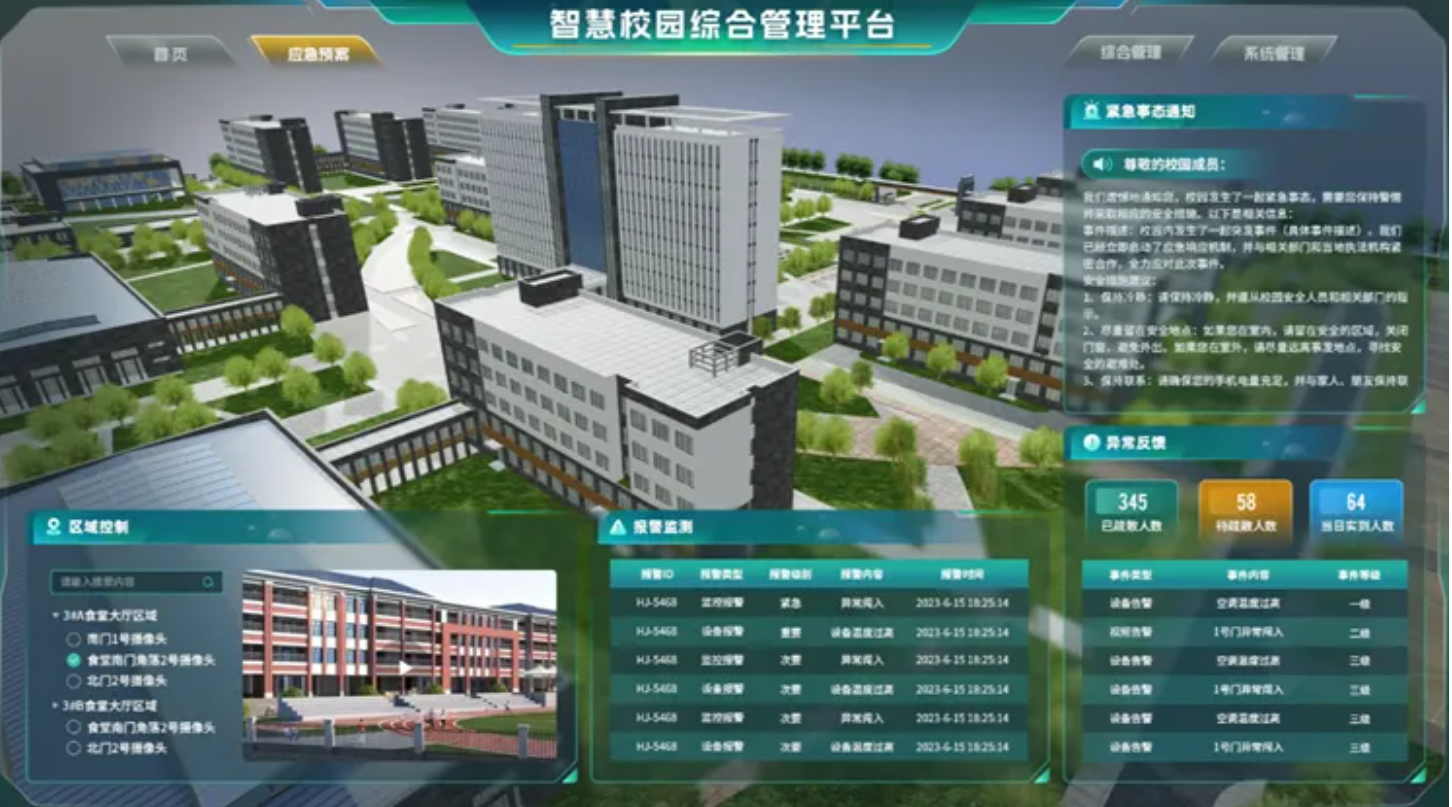 校園數字孿生系統如何助力智慧校園建設？遠眺科技校園案例解析！