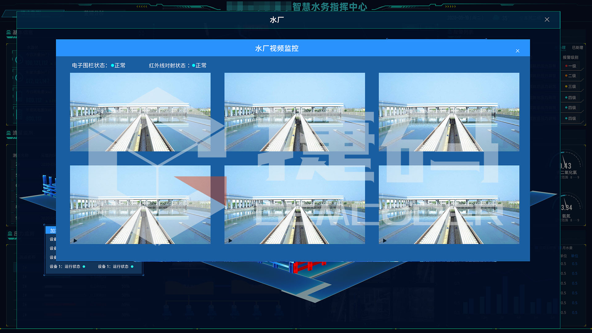 水務監測三維可視化系統